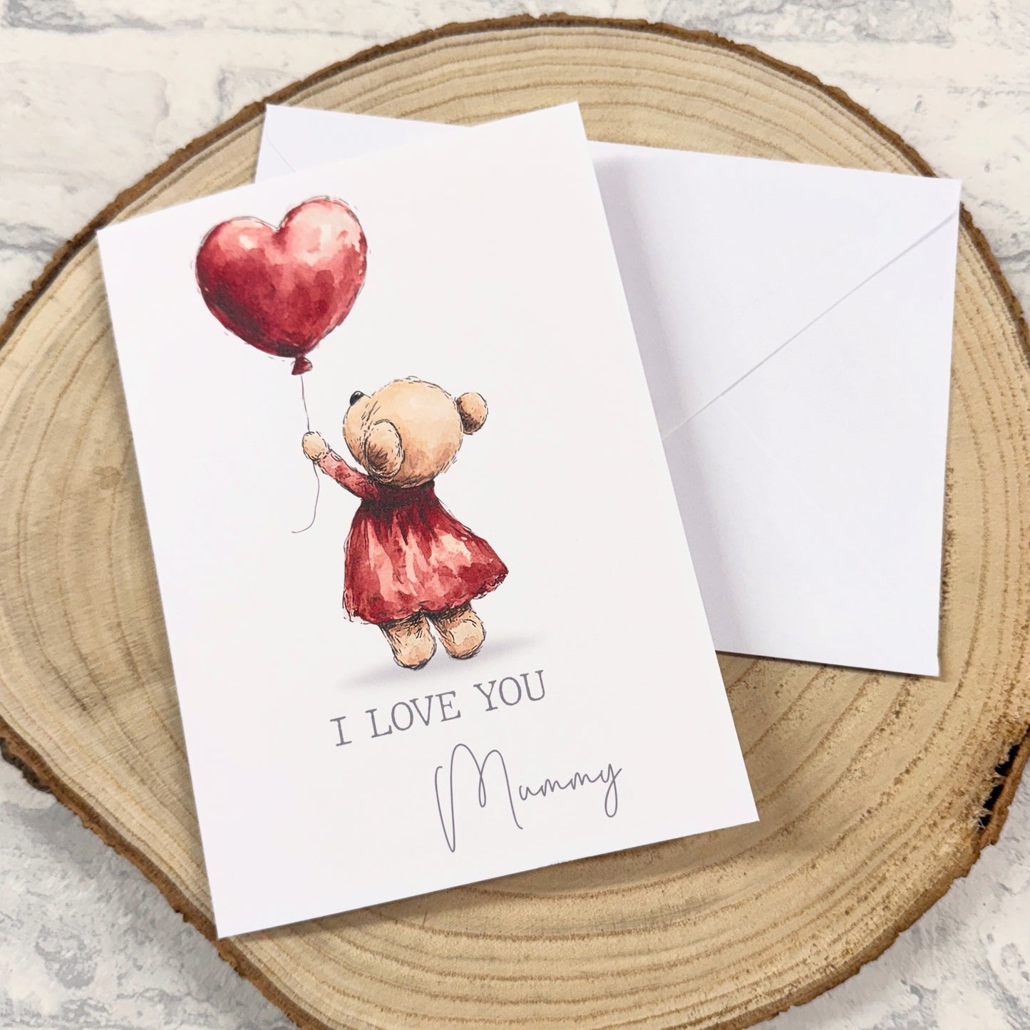 Personalised I Love My Valentine Day Greeting Card