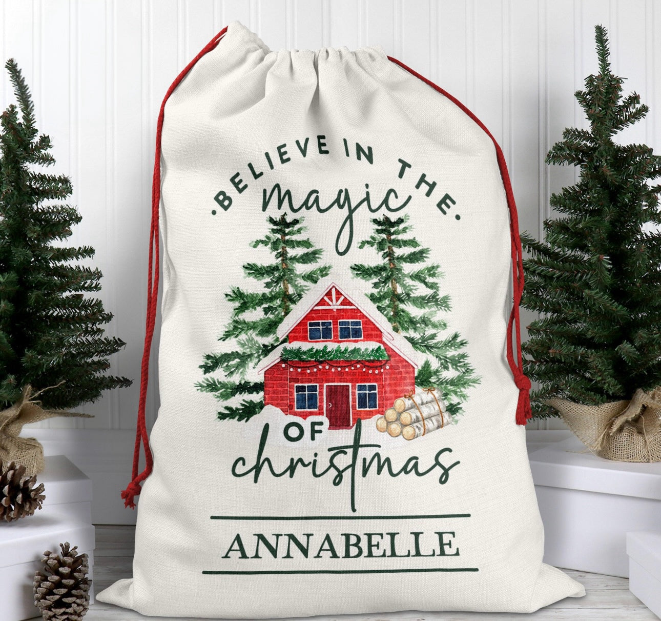 Personalised Luxury Christmas Santa Sack (different designs available)