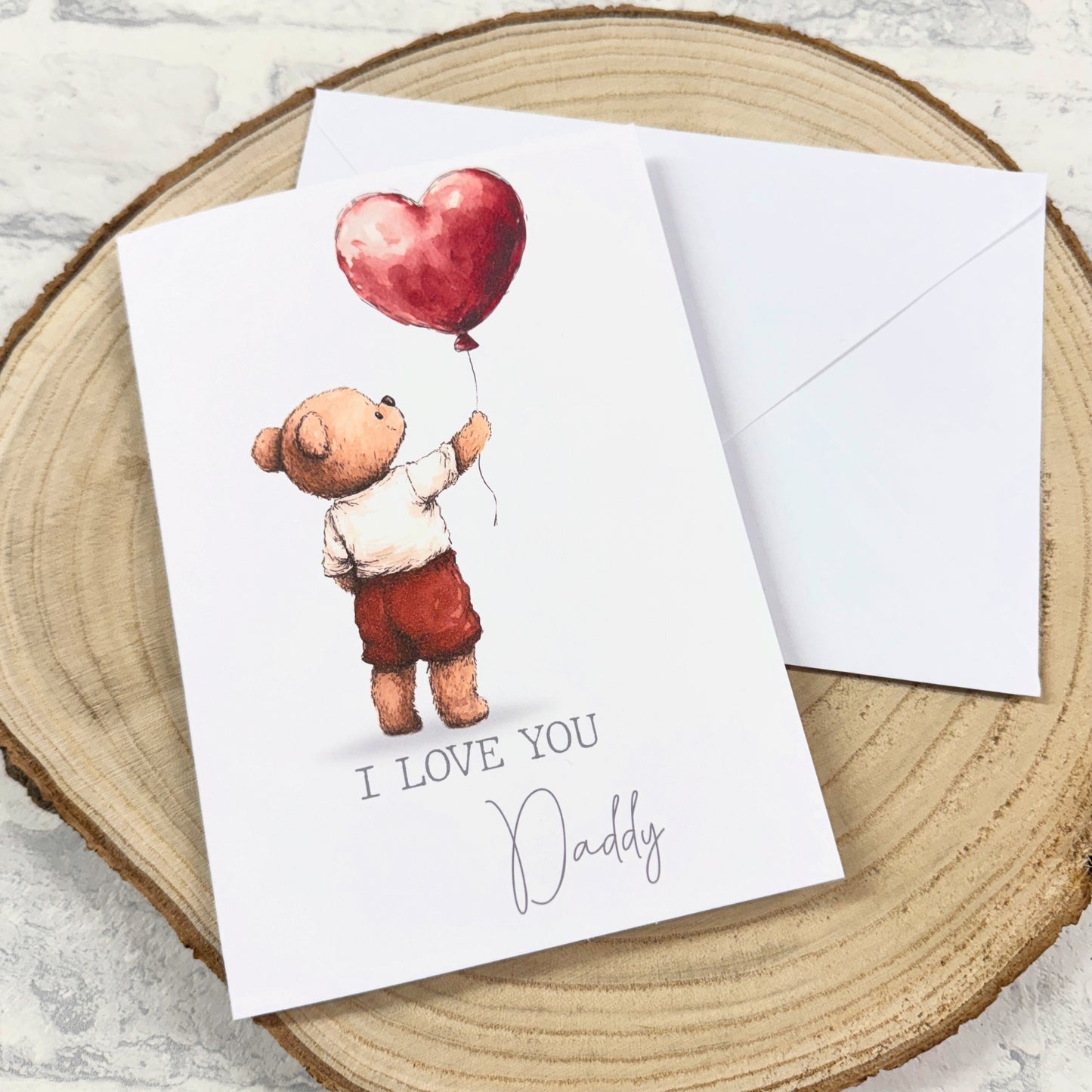 Personalised I Love My Valentine Day Greeting Card