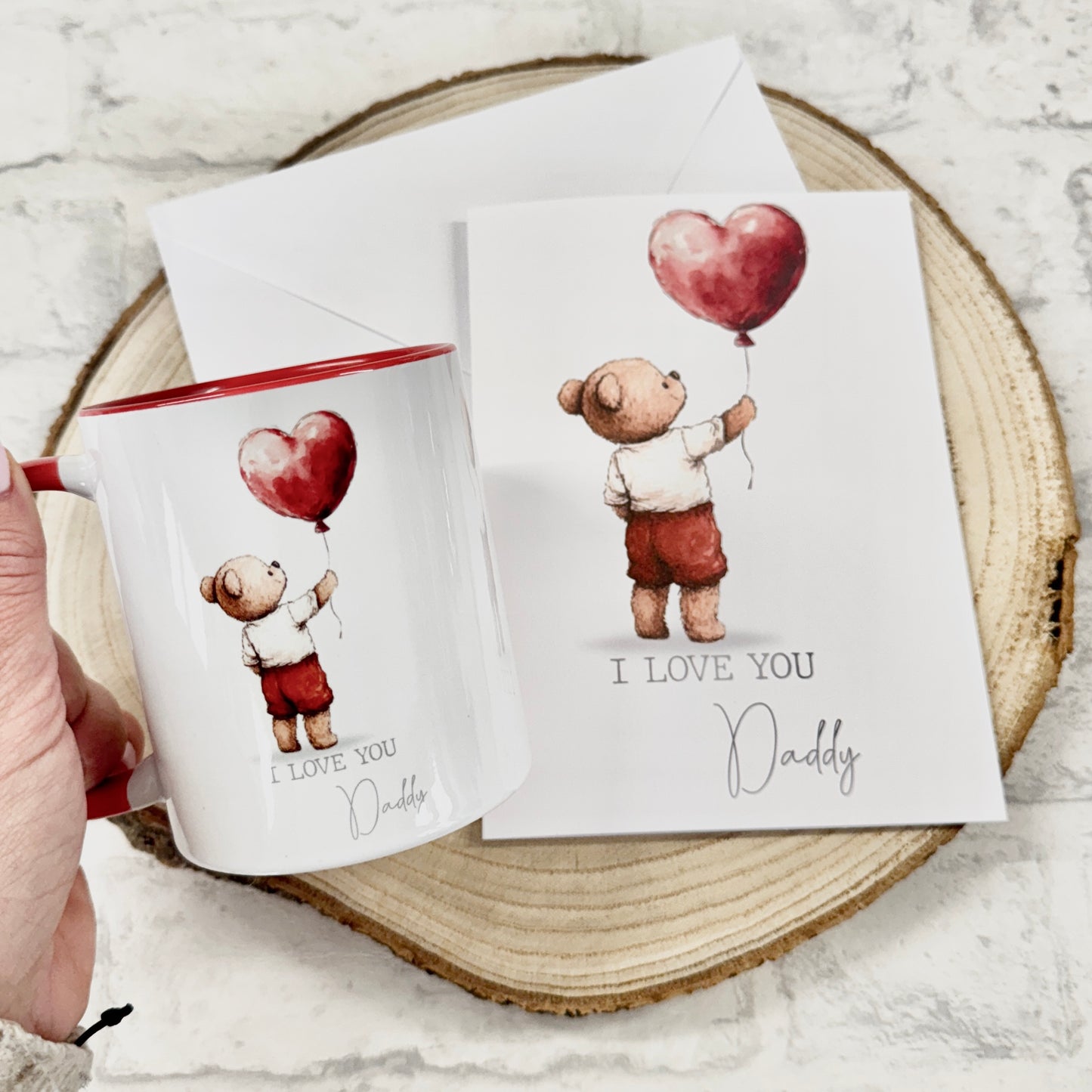 Personalised I Love My Valentine Day Greeting Card