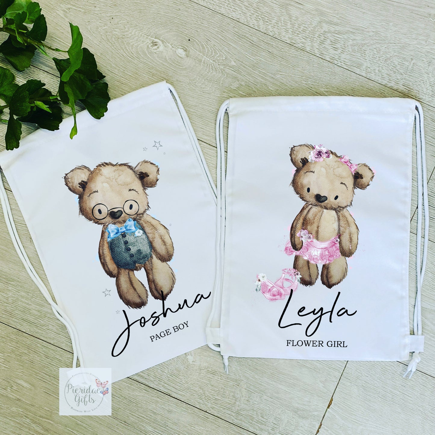 flower girl bear gift